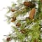 5ft. Pre-Lit Wyoming Alpine & Pinecone Artificial Christmas Tree, Clear LED Lights